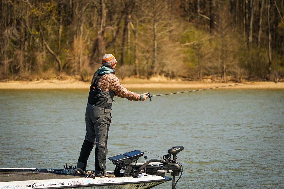 Day one on the water on Pickwick Lake - The National Professional