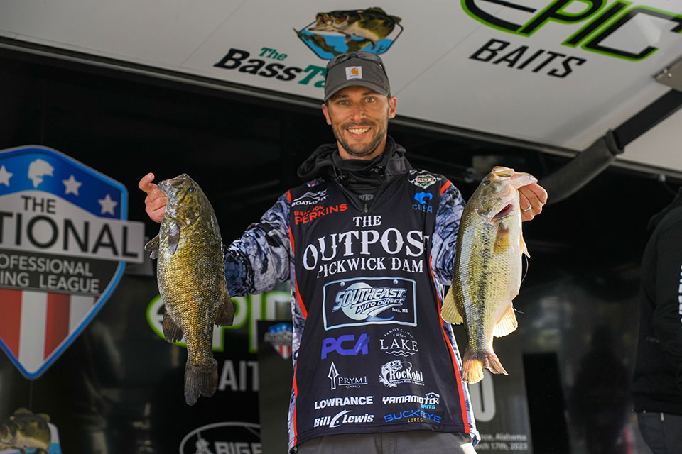 Brandon Perkins Goes Wire-To-Wire and dominates Pickwick Lake